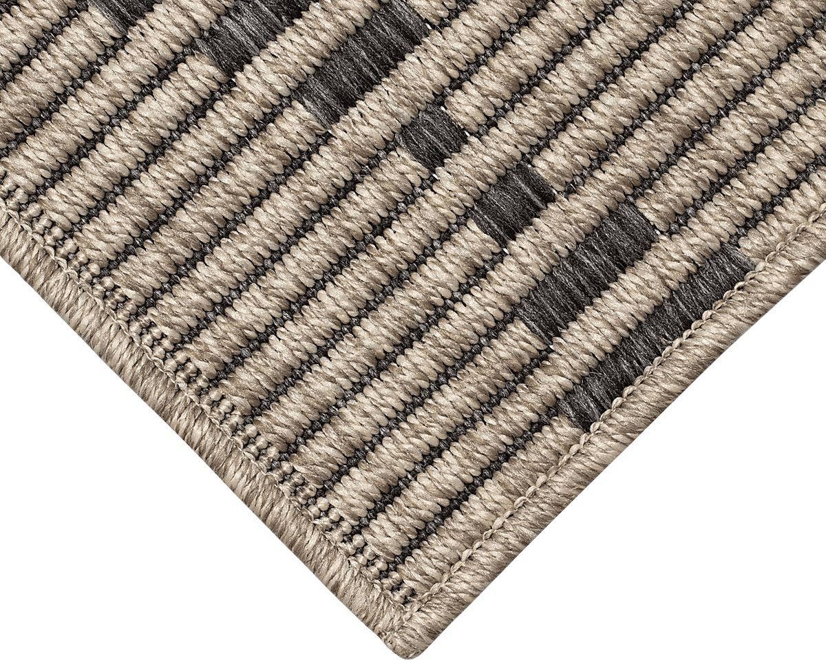 Kinacol Taupe Beige Outdoor Rugs | Rooms to Go
