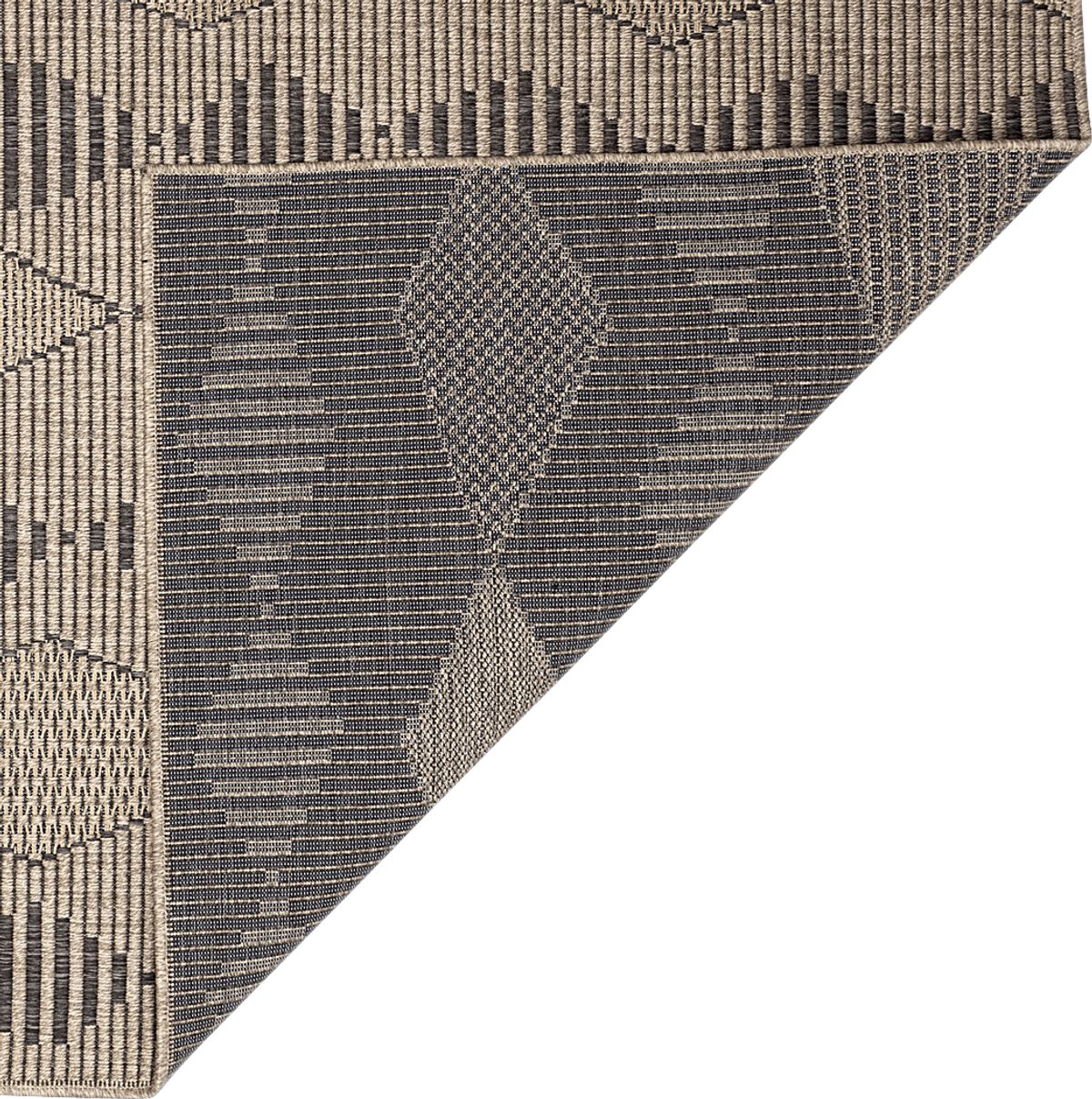 Kinacol Taupe Beige Outdoor Rugs | Rooms to Go