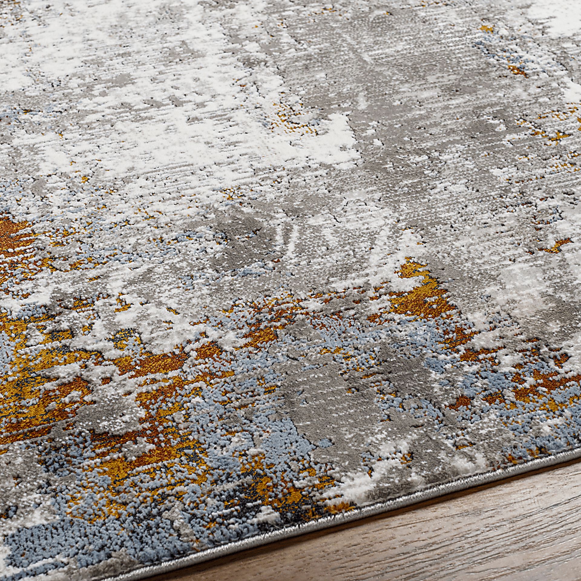 Kinaso Gray 5'3 x 7'3 Rug - Image 6