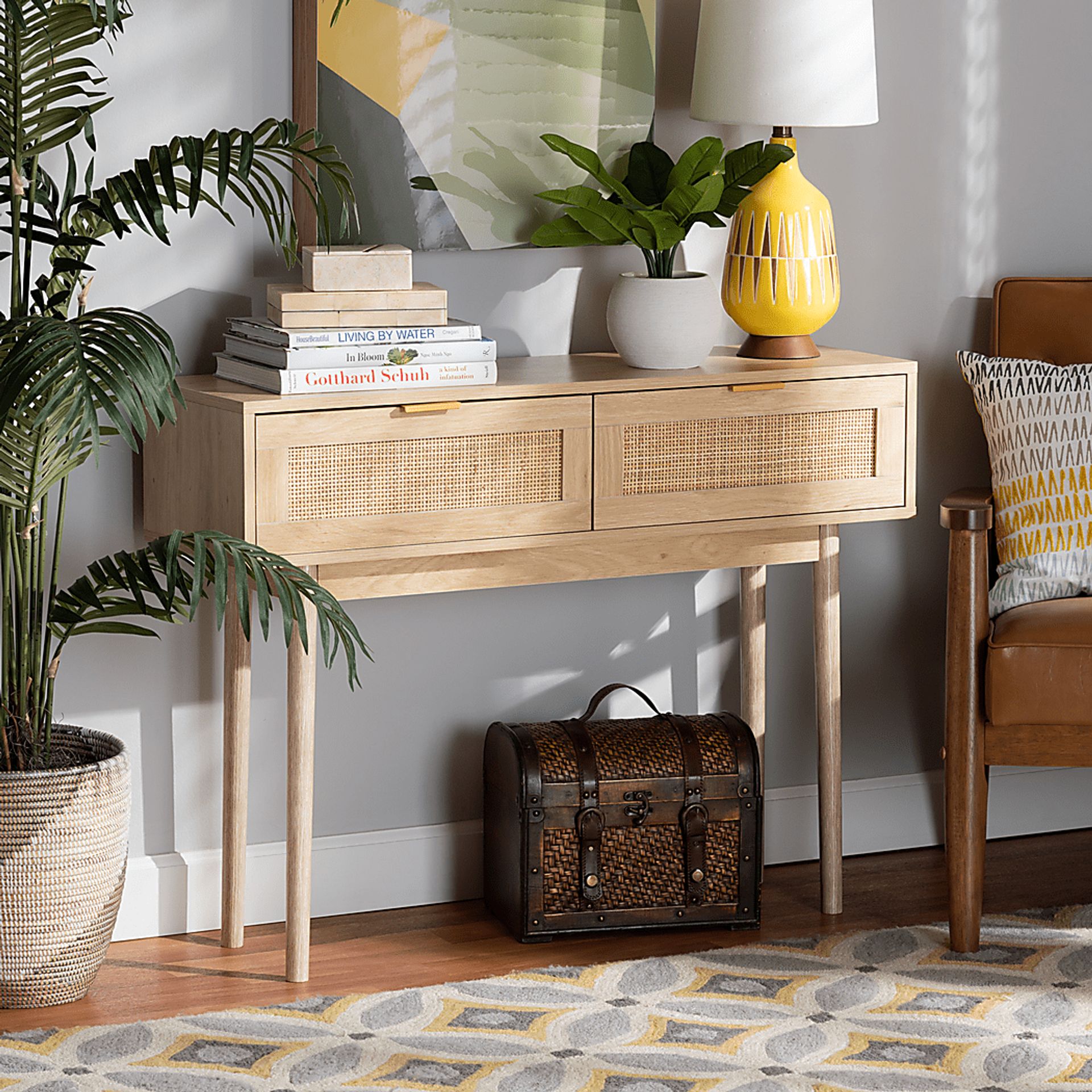 Kincell Brown Sofa Table - Image 7