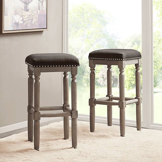 Kincheon Gray Barstool, Set of 2 - Thumbnail - Image 6