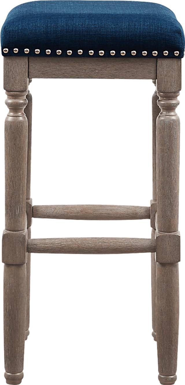 Kincheon Navy Barstool, Set of 2 - Thumbnail - Image 2