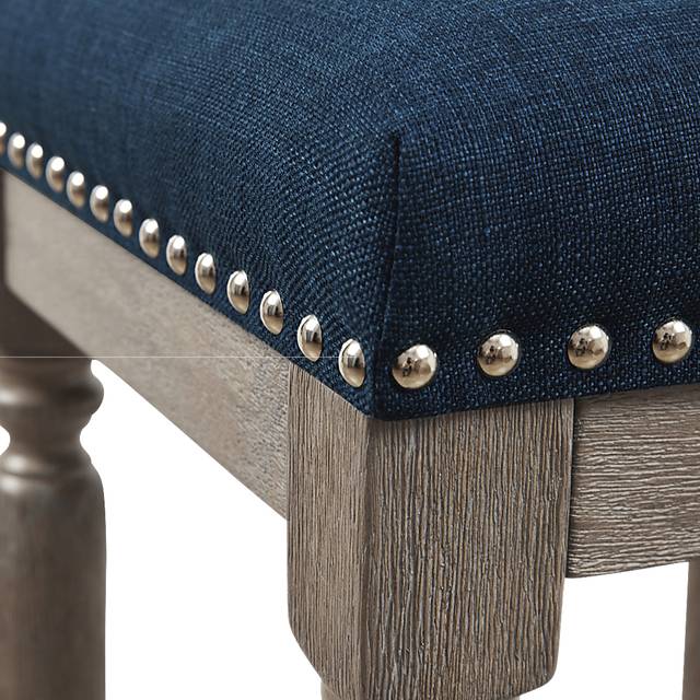 Kincheon Navy Barstool, Set of 2 - Thumbnail - Image 4