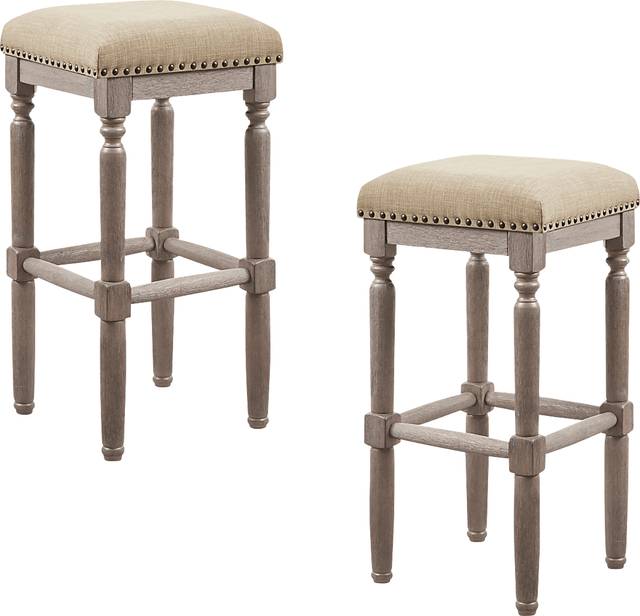Kincheon Sand Barstool, Set of 2 - Thumbnail - Image 1