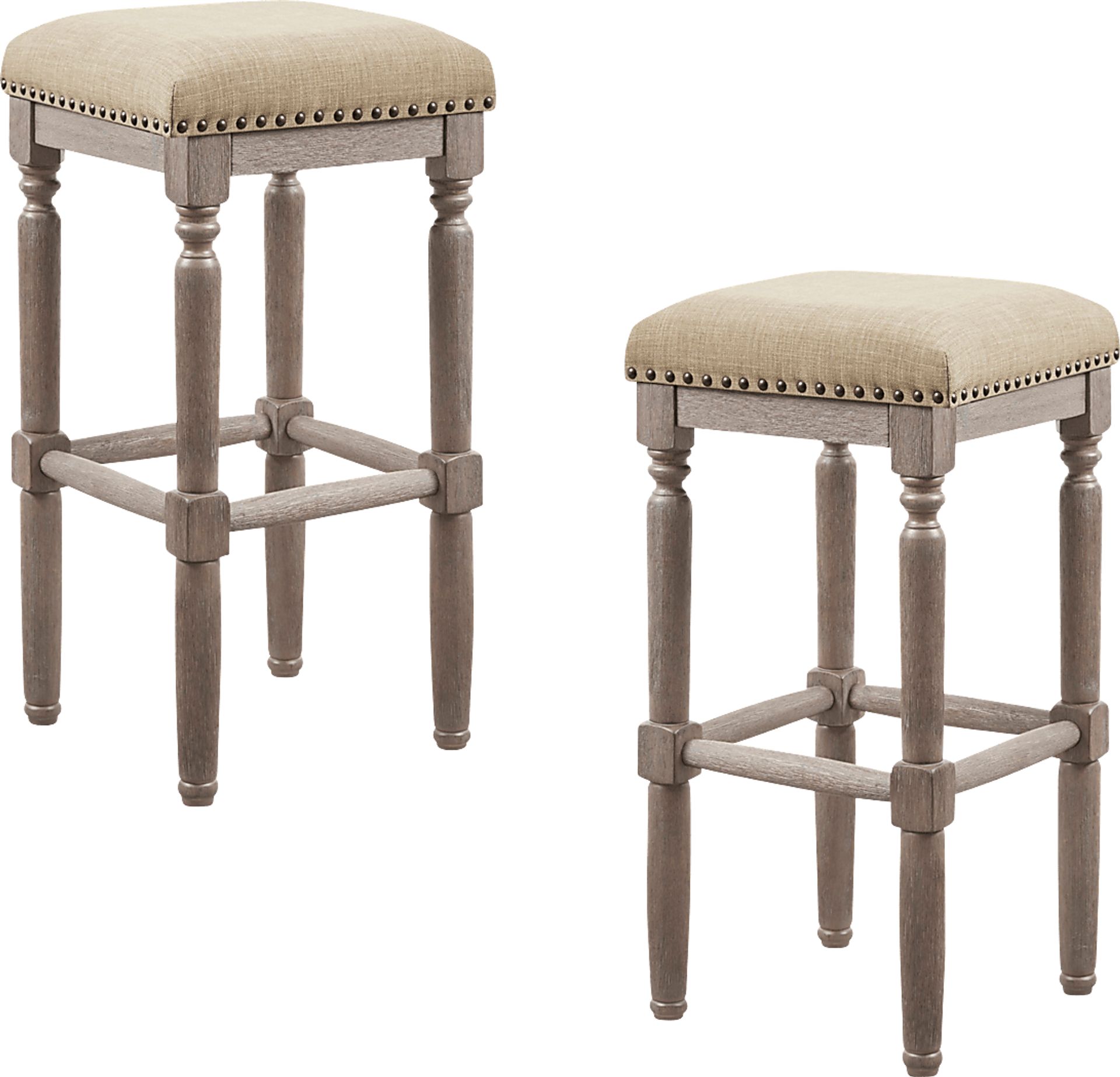 Kincheon Sand Barstool, Set of 2 - Image 1
