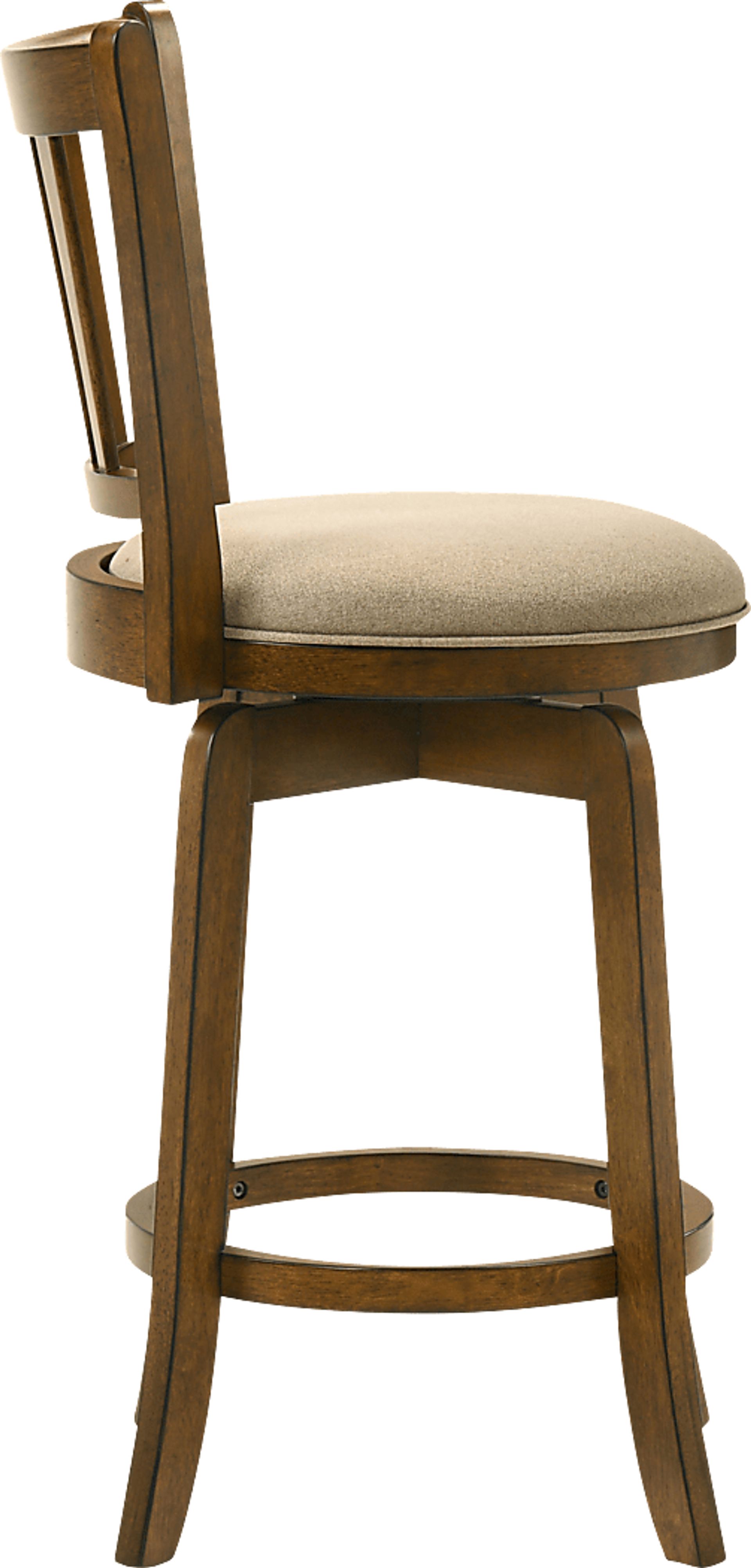 Kindersby Cream Swivel Counter Height Stool - Image 3
