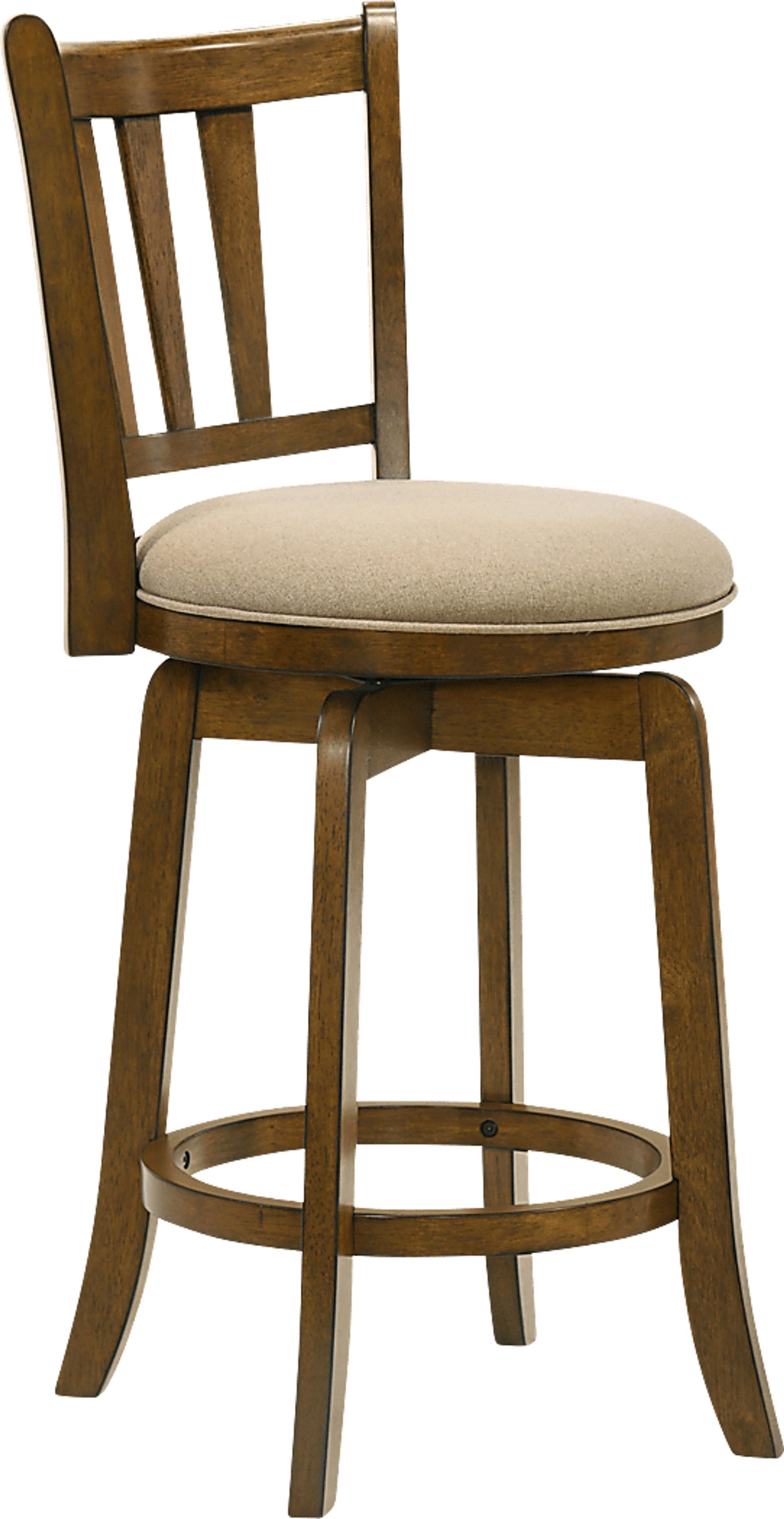 Kindersby Cream Swivel Counter Height Stool - Image 5