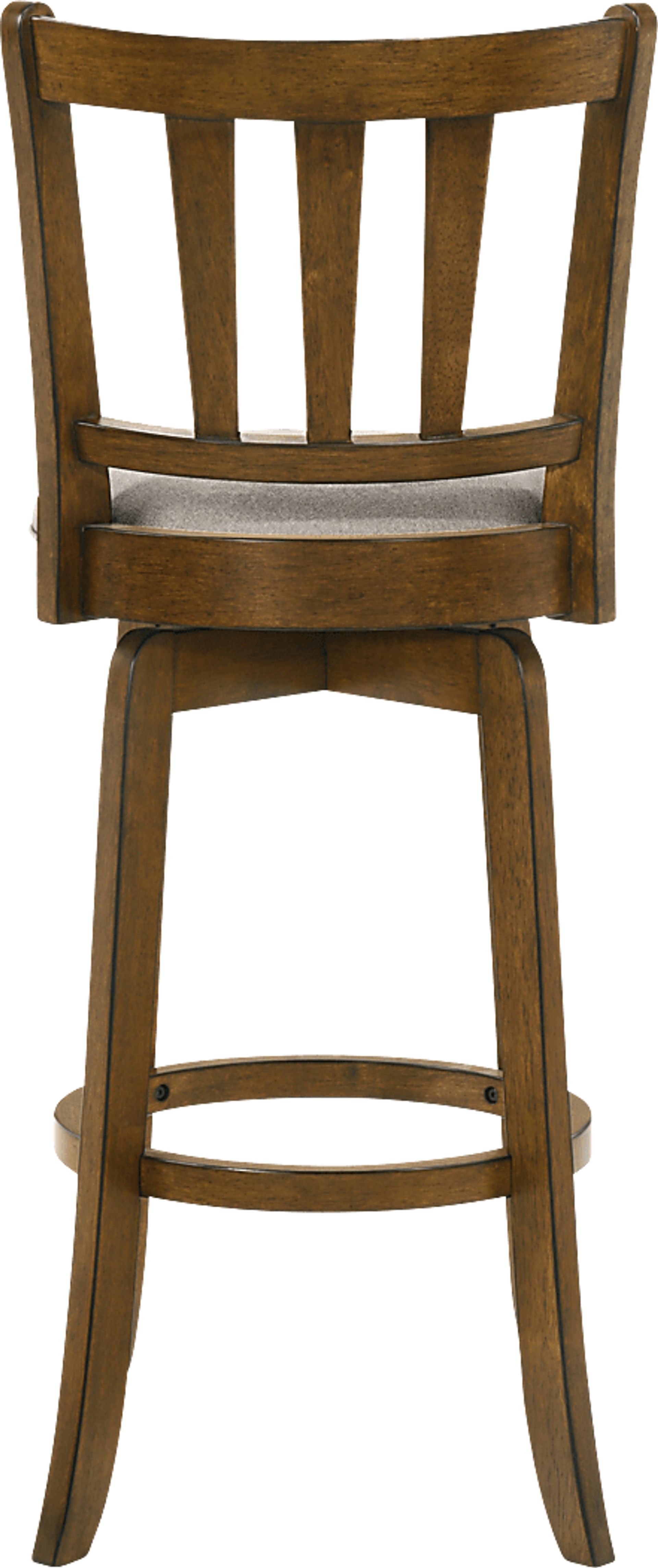 Kindersby Gray Swivel Barstool - Image 5