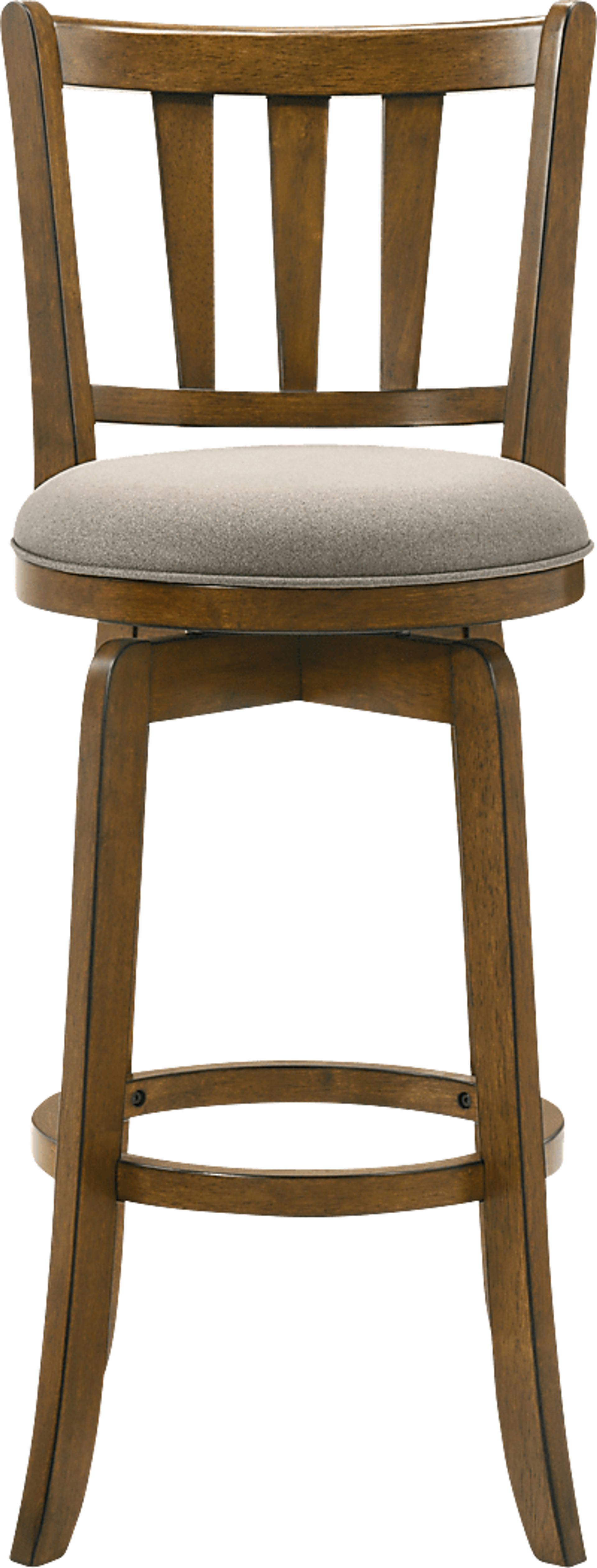 Kindersby Gray Swivel Barstool - Image 6