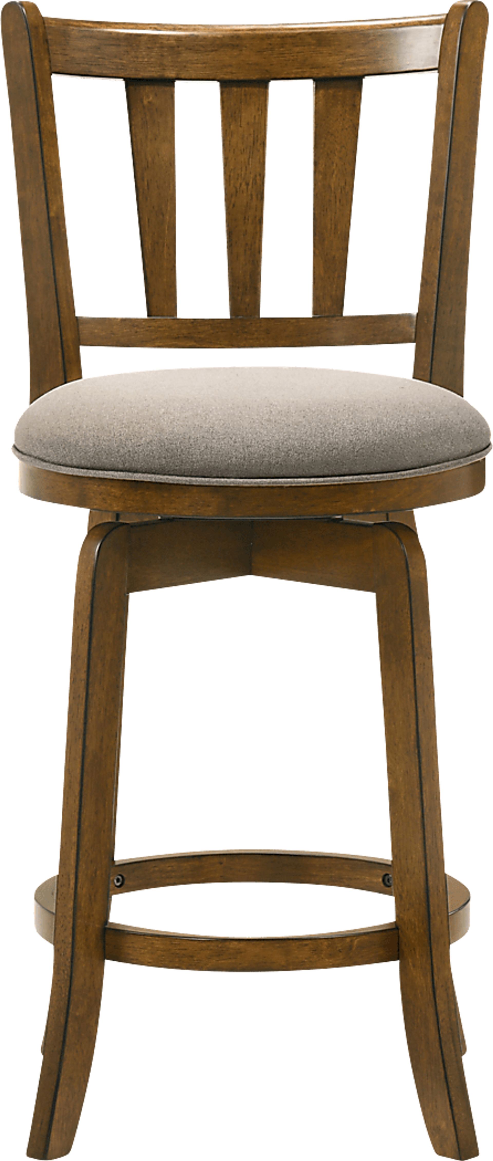 Kindersby Gray Swivel Counter Height Stool - Image 5