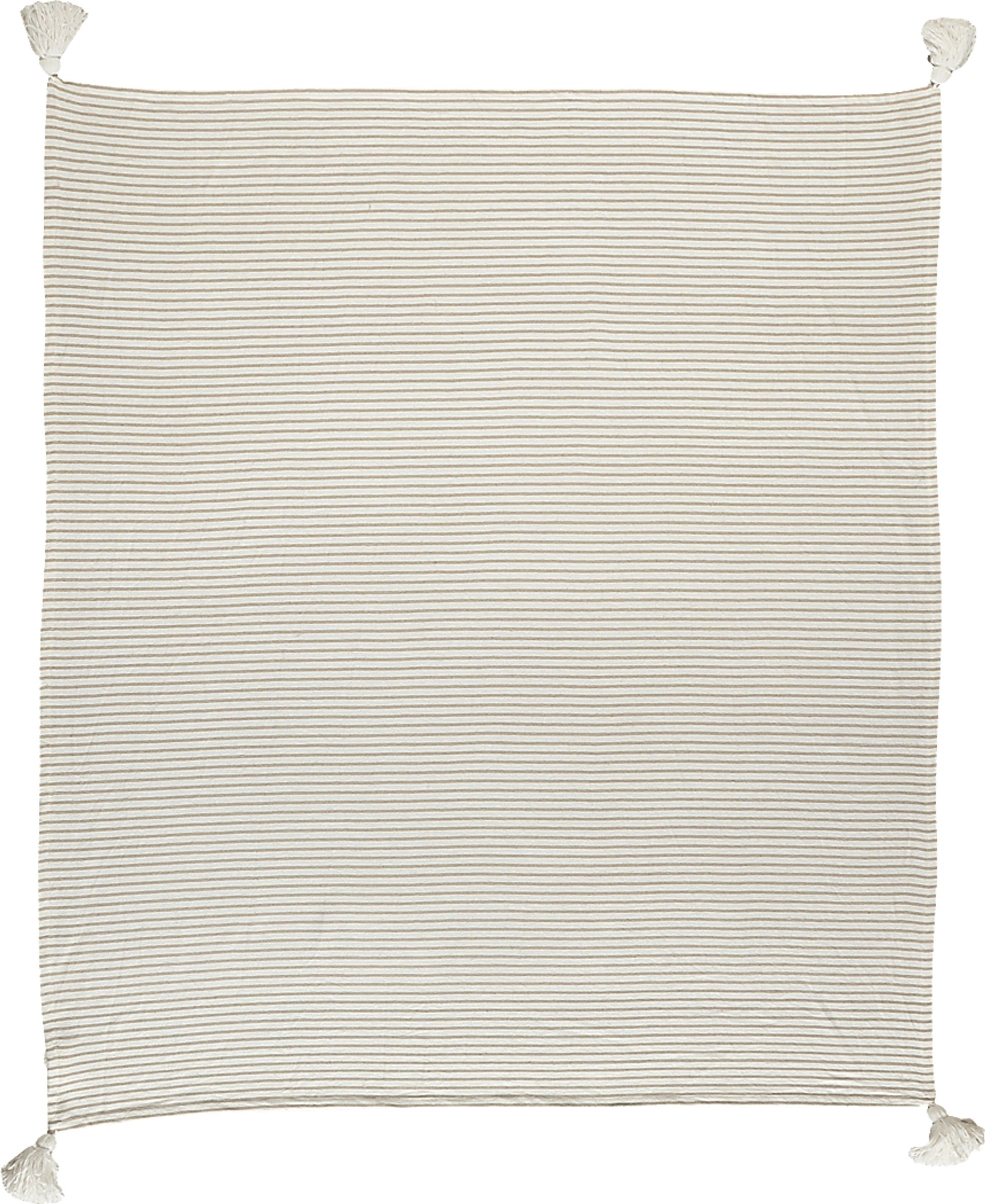 King Lane Brown Throw Blanket - Image 1