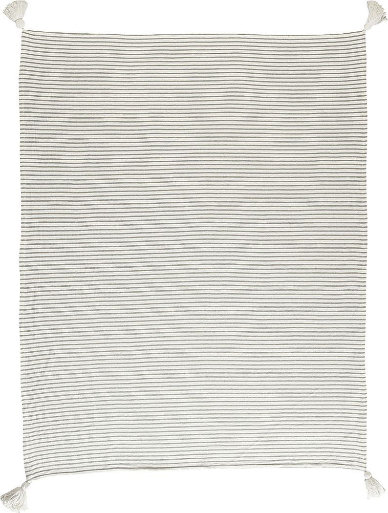 King Lane Gray Throw Blanket