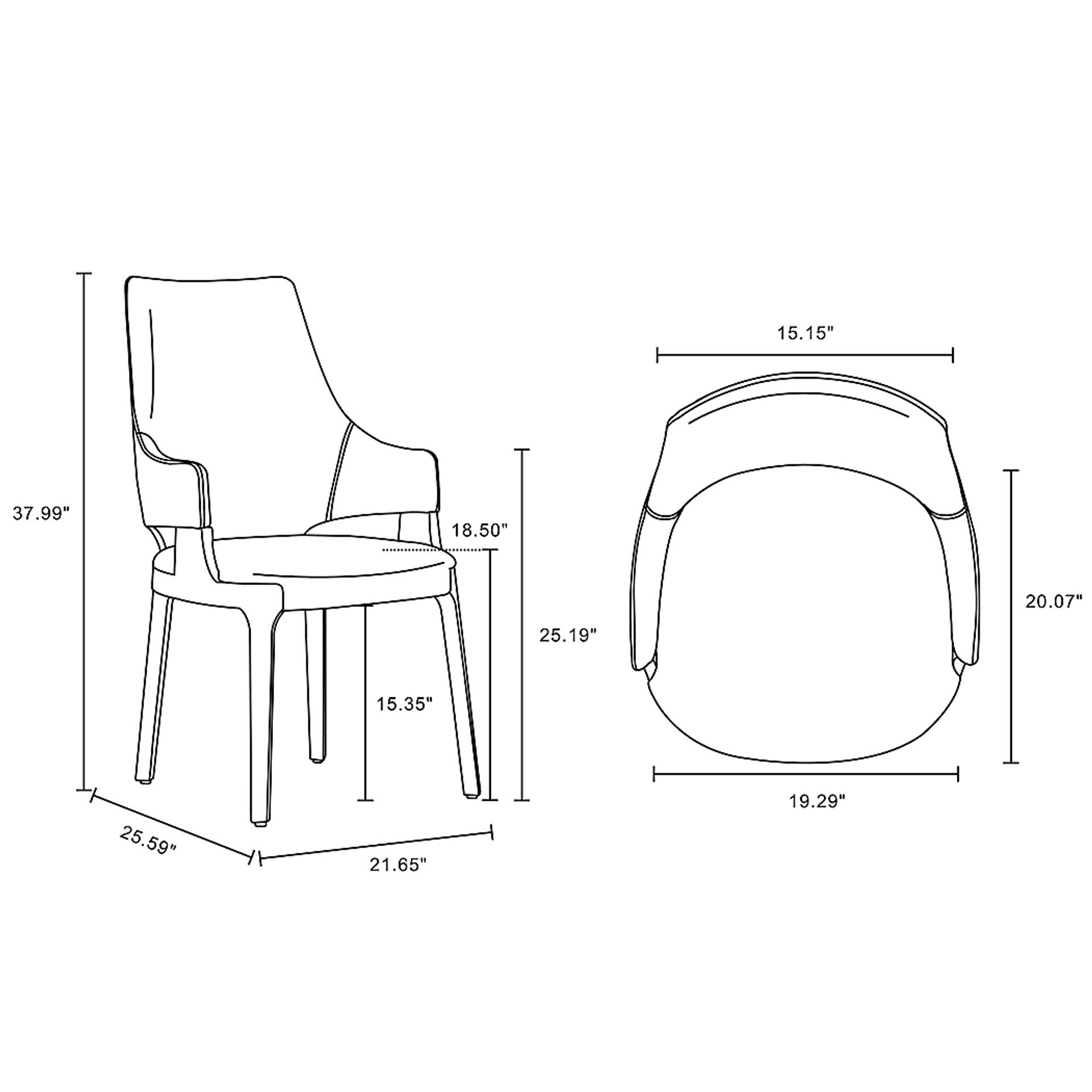 Kingery Blue Arm Chair - Image 11