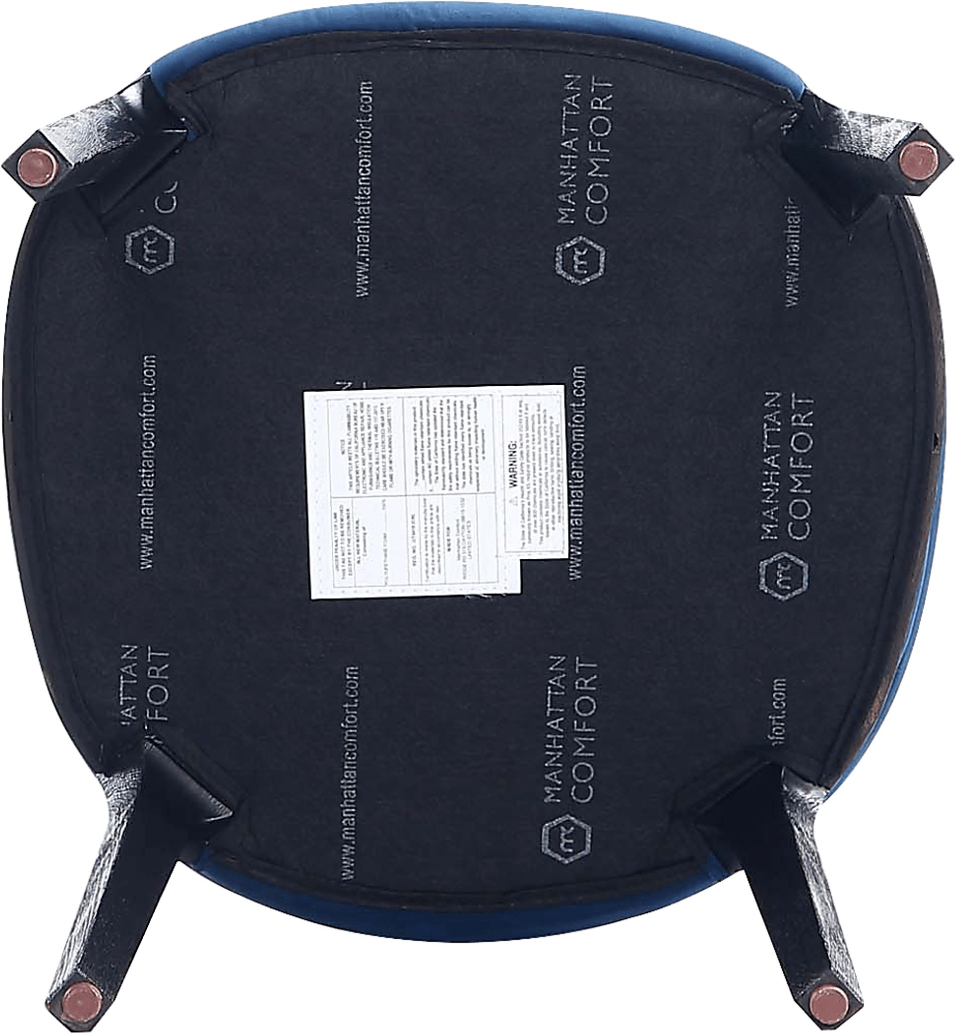Kingery Blue Arm Chair - Image 8