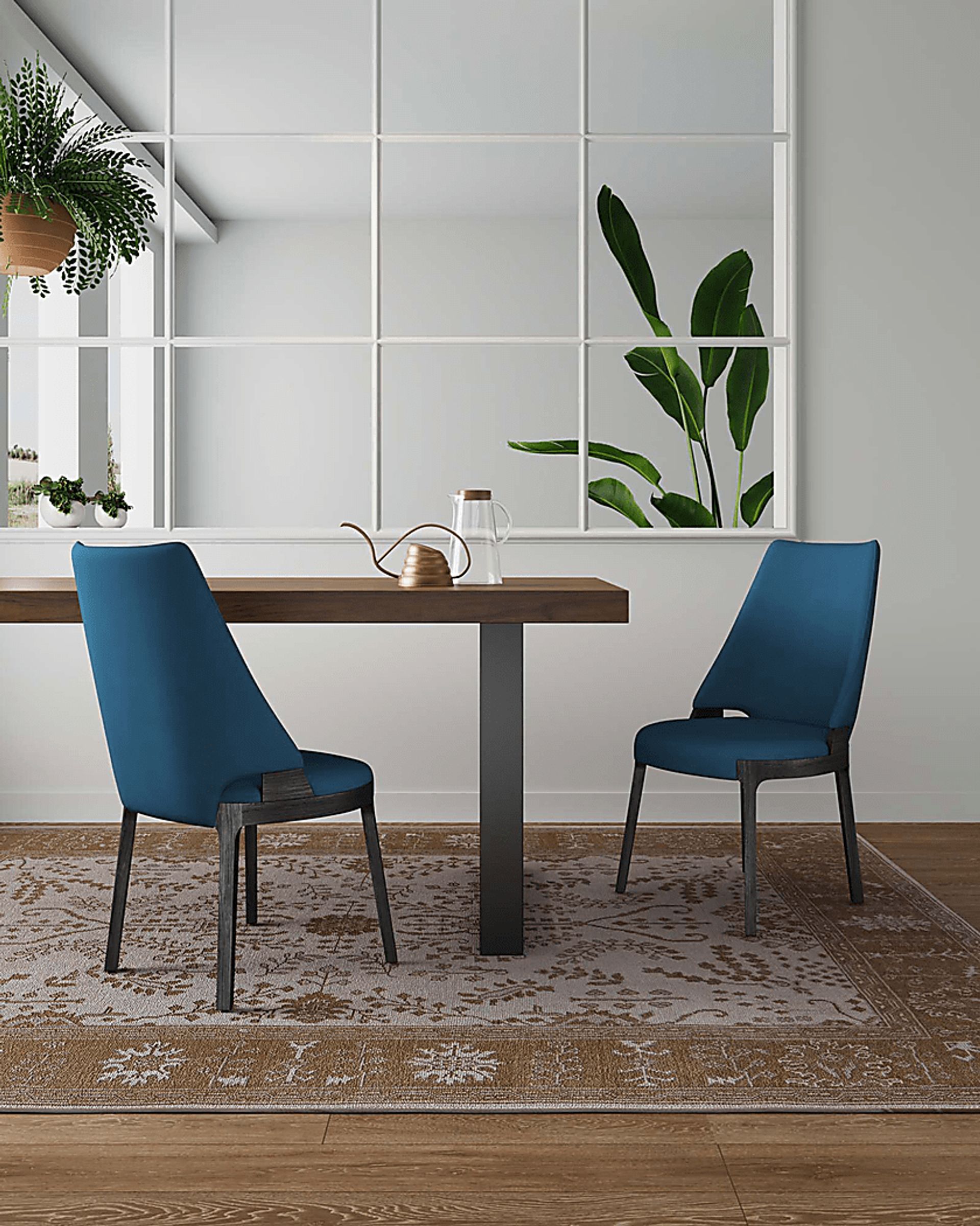 Kingery Blue Dining Chair, Set of 2 - Image 2