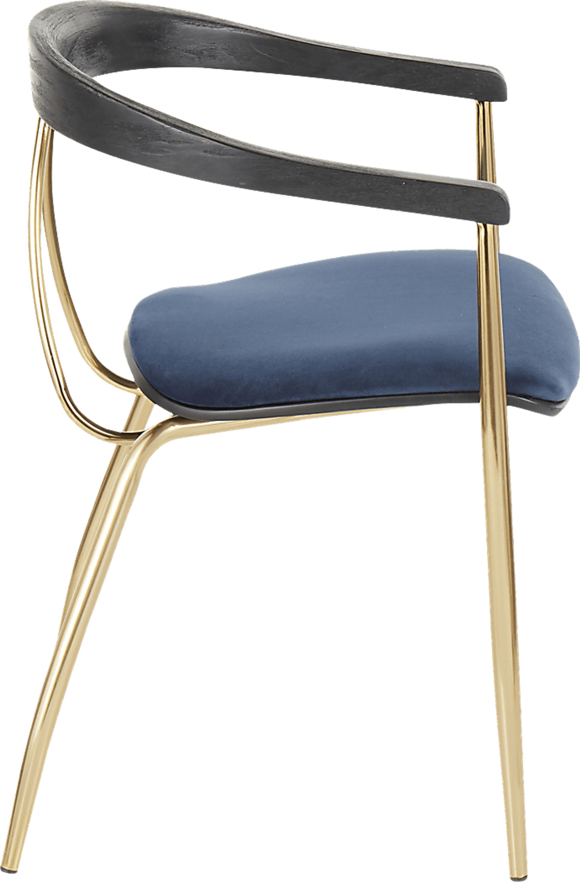 Kingrow Blue Arm Chair, Set of 2 - Image 3