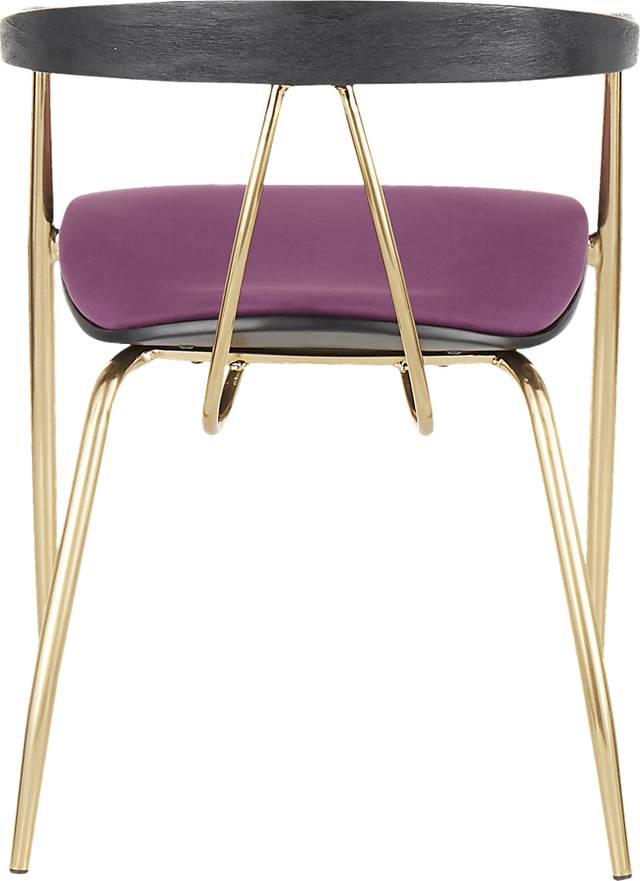 Kingrow Purple Arm Chair, Set of 2 - Thumbnail - Image 5