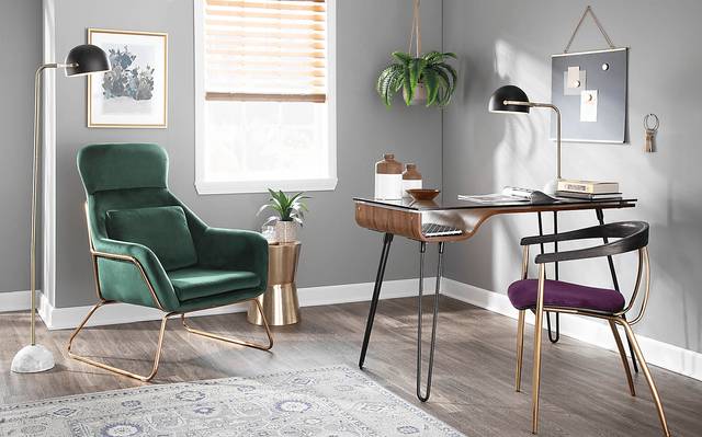 Kingrow Purple Arm Chair, Set of 2 - Thumbnail - Image 10