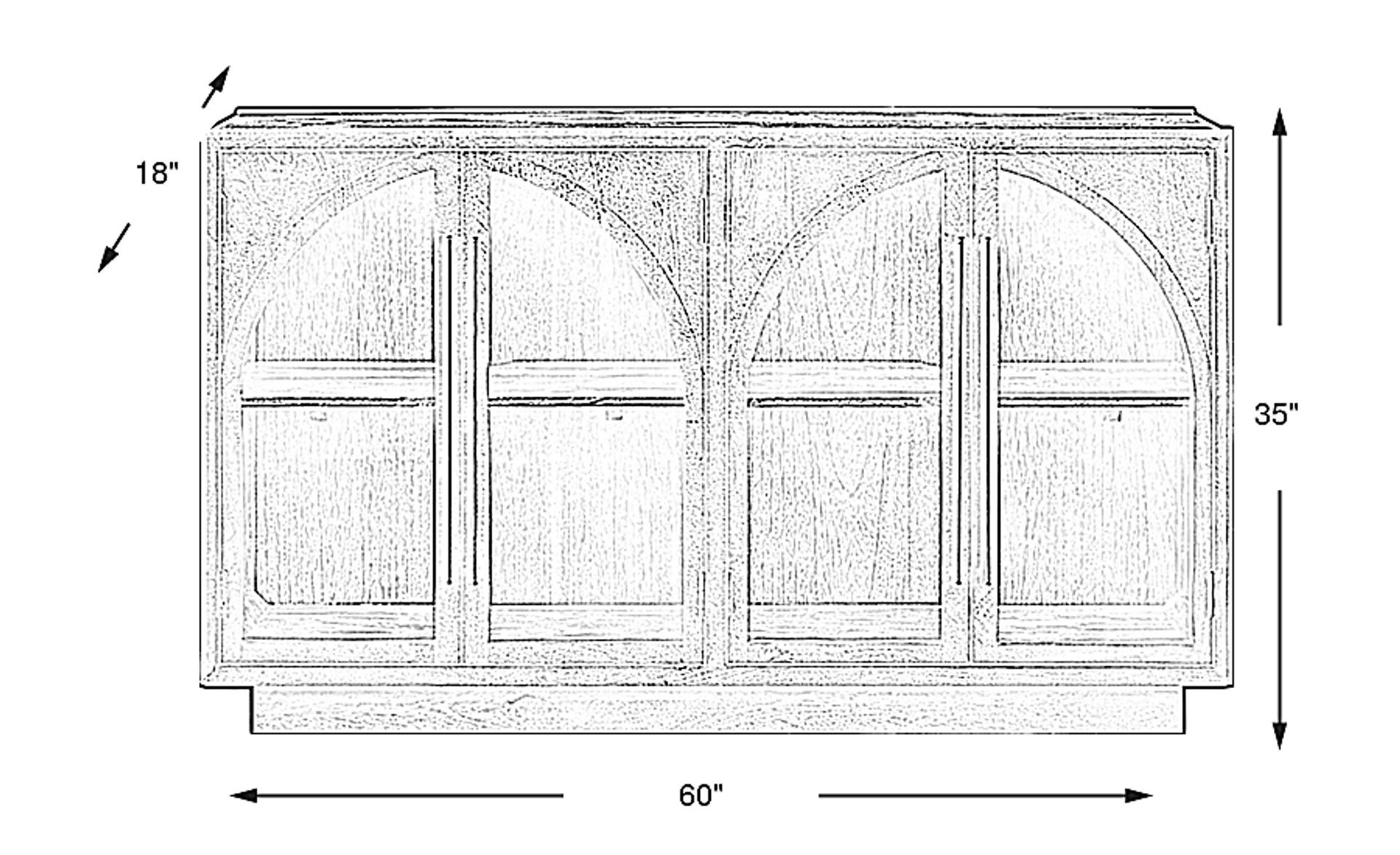 Dimension Image. Please refer to the Dimension Tab on this page for dimension details.