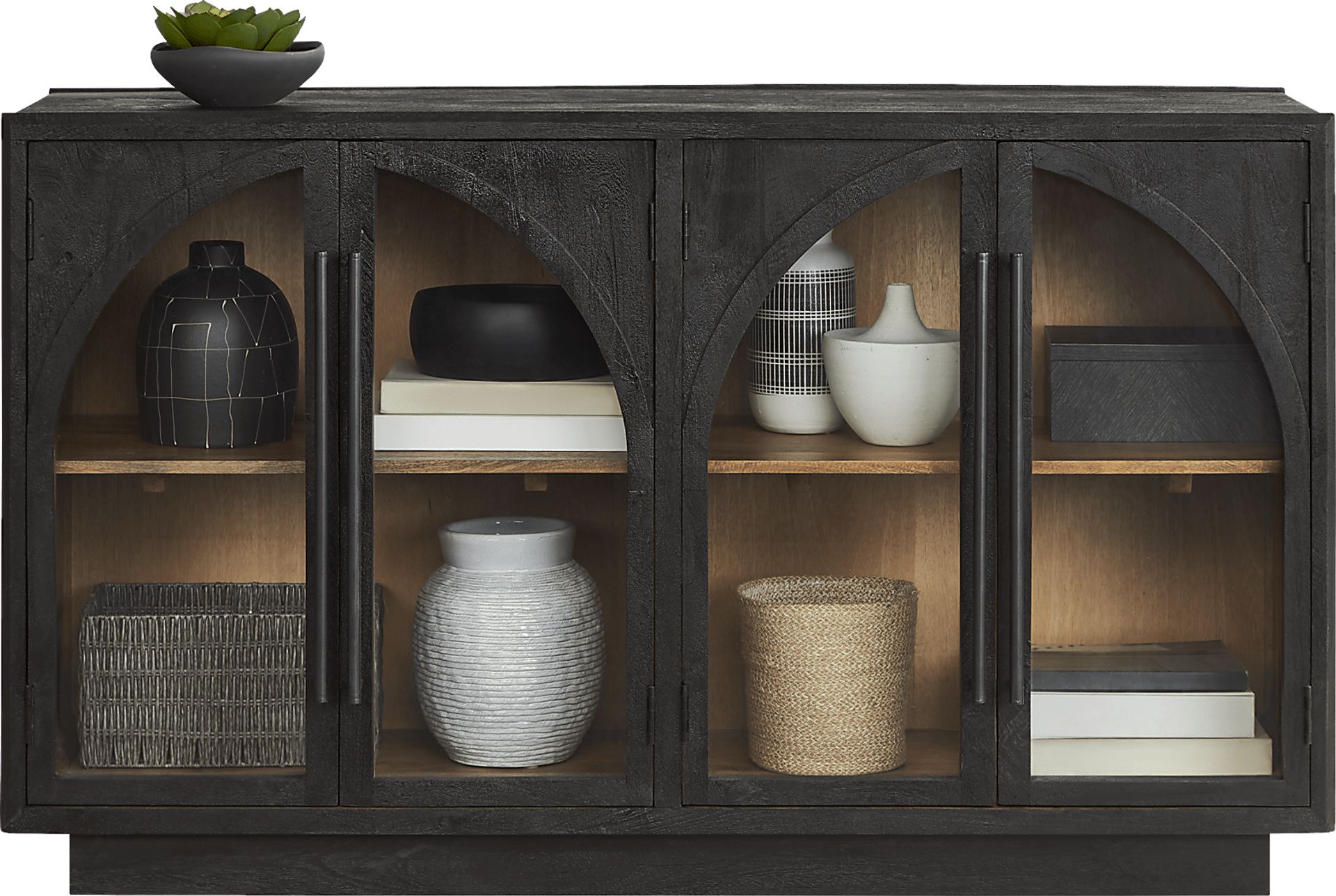 Kings Road Black Credenza - Image 2