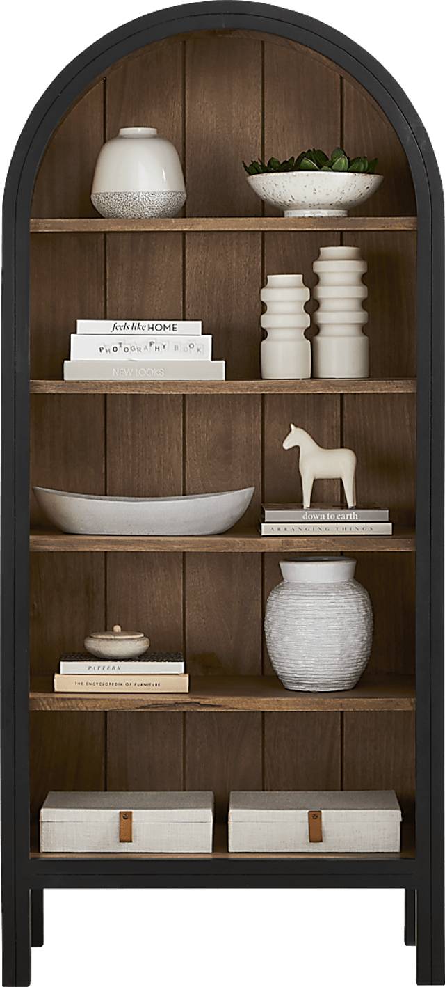 King's Road Black Display Cabinet - Thumbnail - Image 2