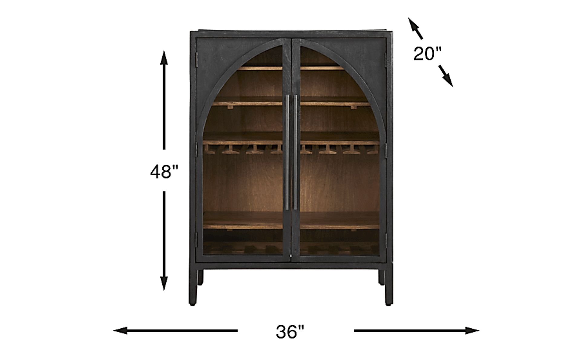 Dimension Image. Please refer to the Dimension Tab on this page for dimension details.