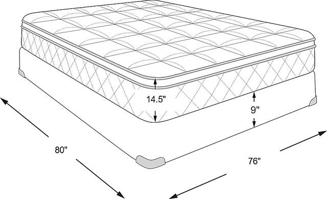 Dimension Image. Please refer to the Dimension Tab on this page for dimension details.