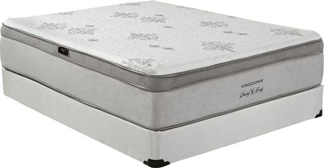 Kingsdown Celeste Plush Queen Mattress Set - Thumbnail - Image 1
