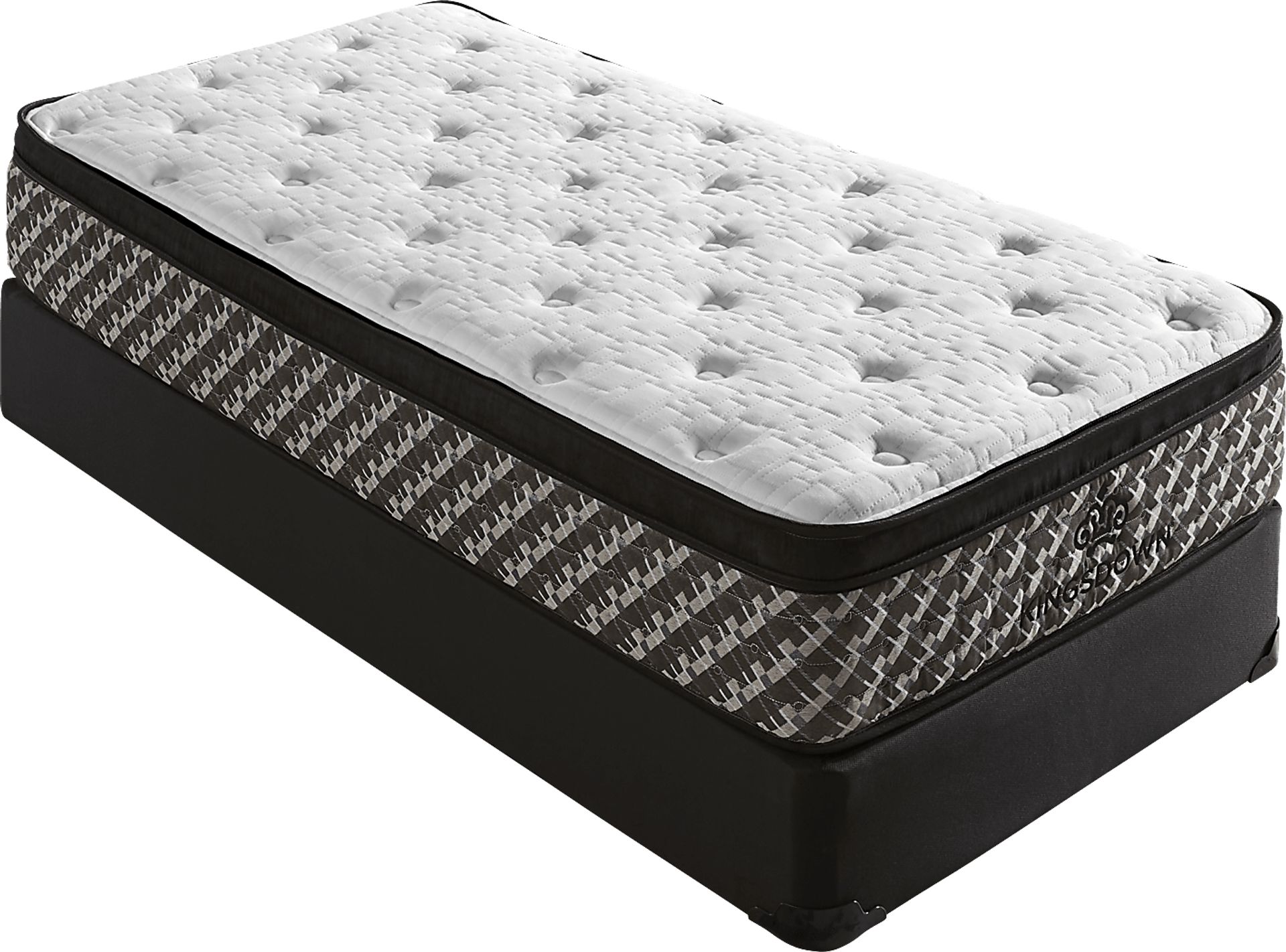 Kingsdown Ellisdale Low Profile Twin Mattress Set - Image 1
