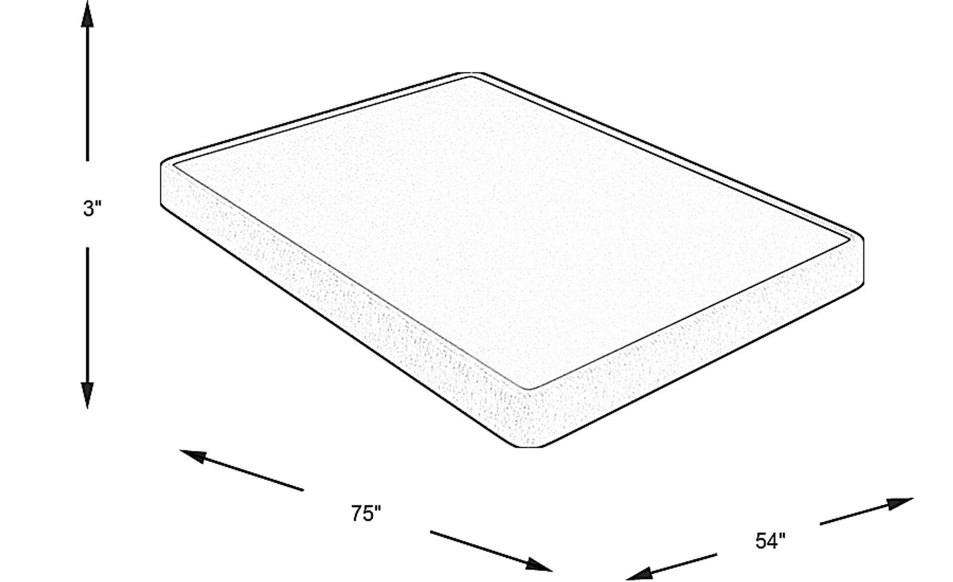 Dimension Image. Please refer to the Dimension Tab on this page for dimension details.