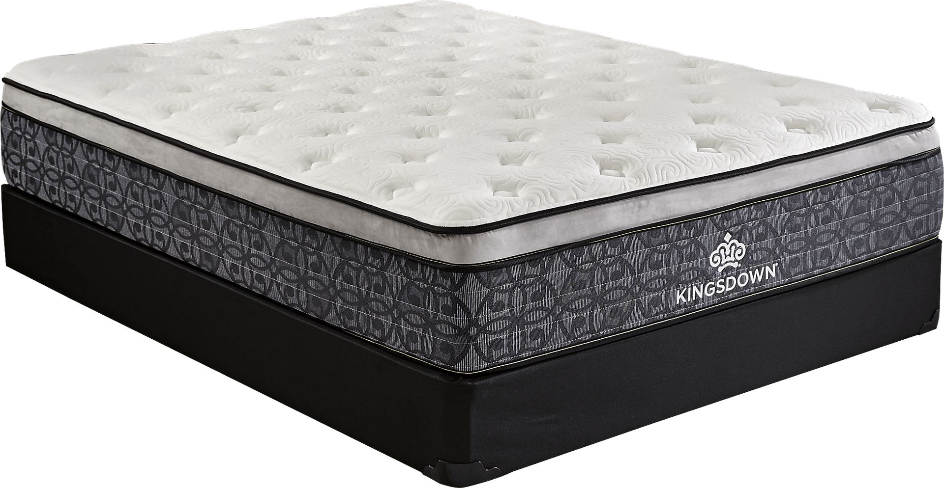 Kingsdown Heather Rose Low Profile Queen Mattress Set - Image 1