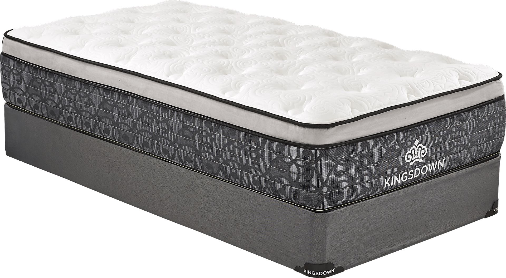 Kingsdown Heather Rose Low Profile Twin Mattress Set - Image 1