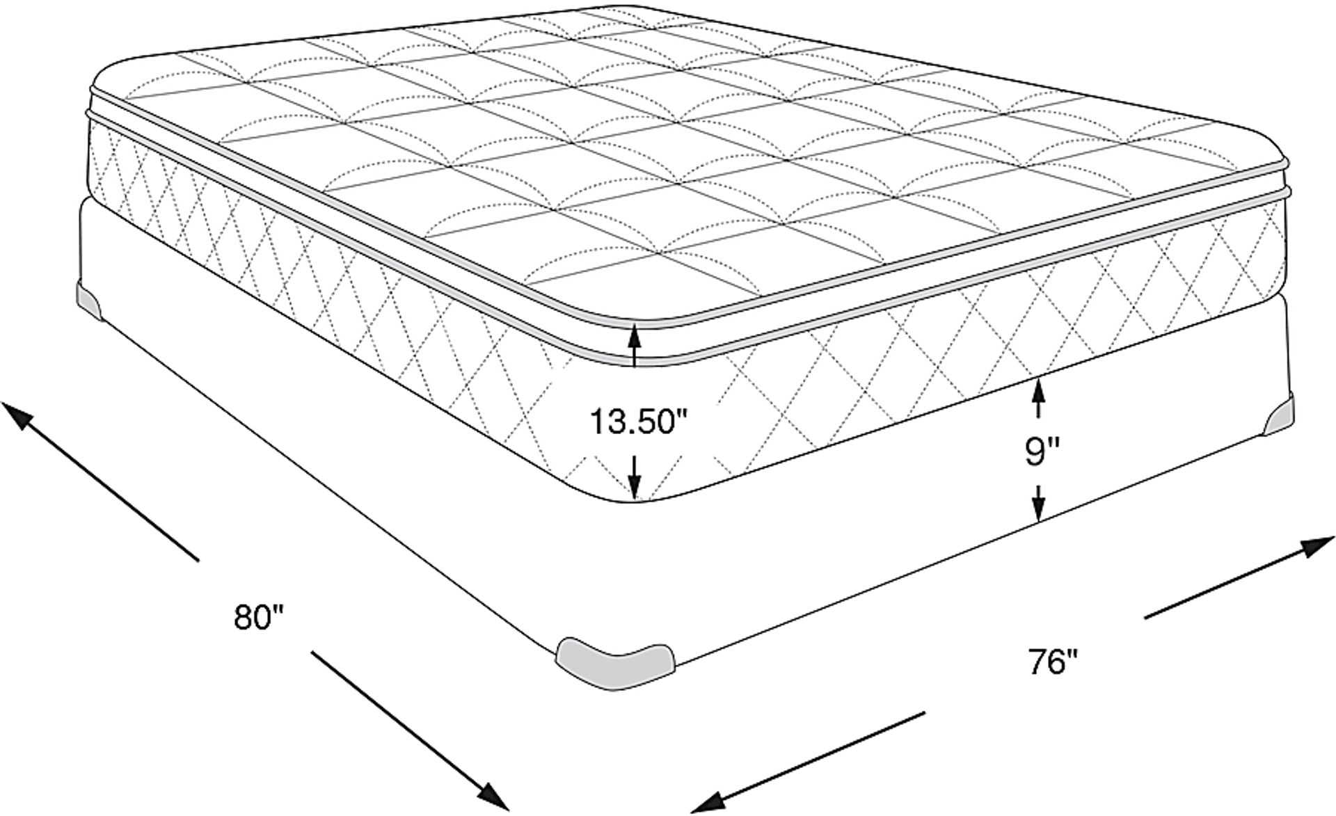 Dimension Image. Please refer to the Dimension Tab on this page for dimension details.