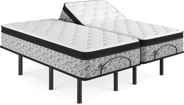 Kingsdown Hillstar Split King Mattress With RTG-Sleep 2900 - Thumbnail - Image 1