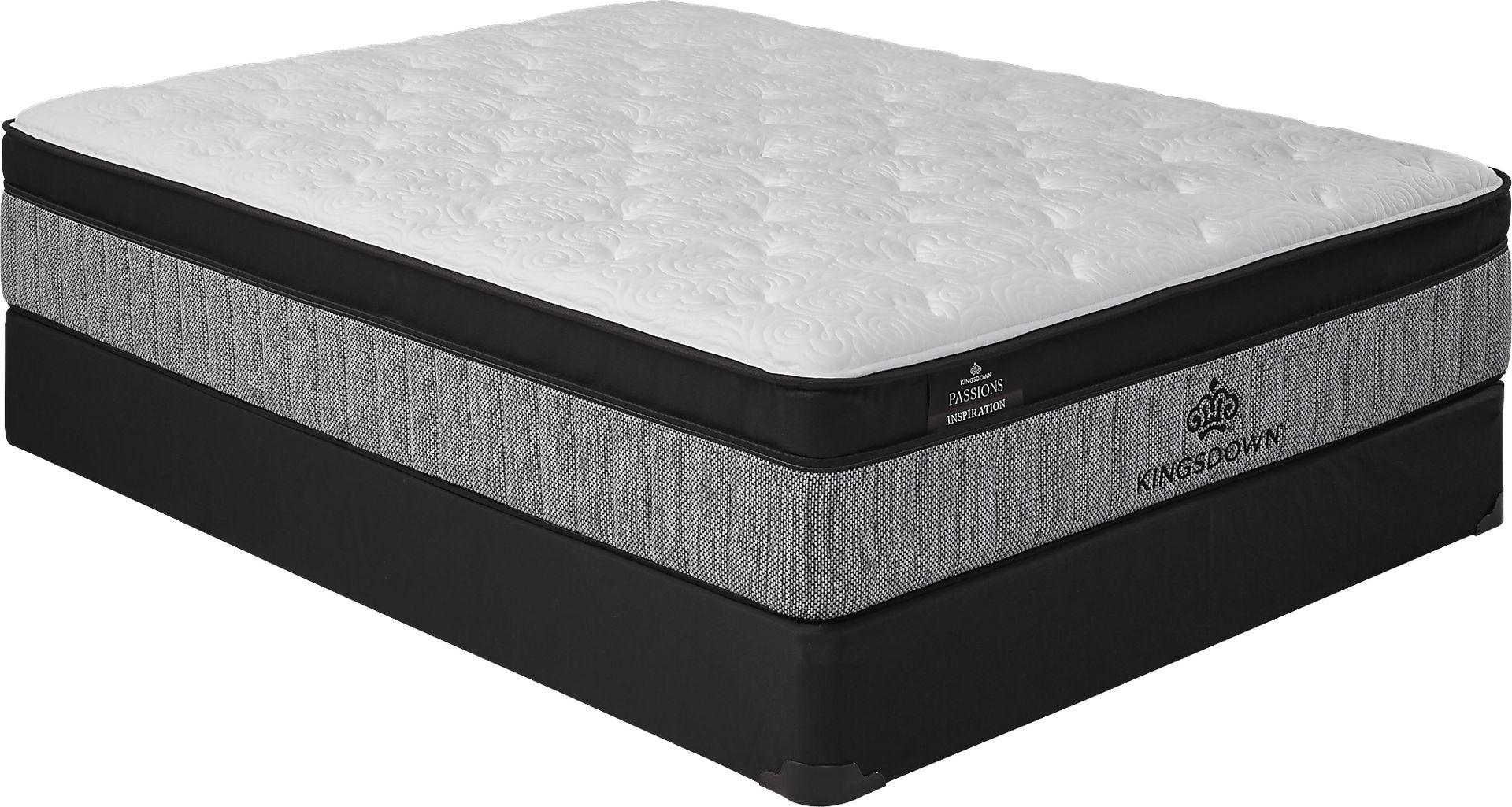 Kingsdown Inspiration Plush King Mattress Set - Image 1