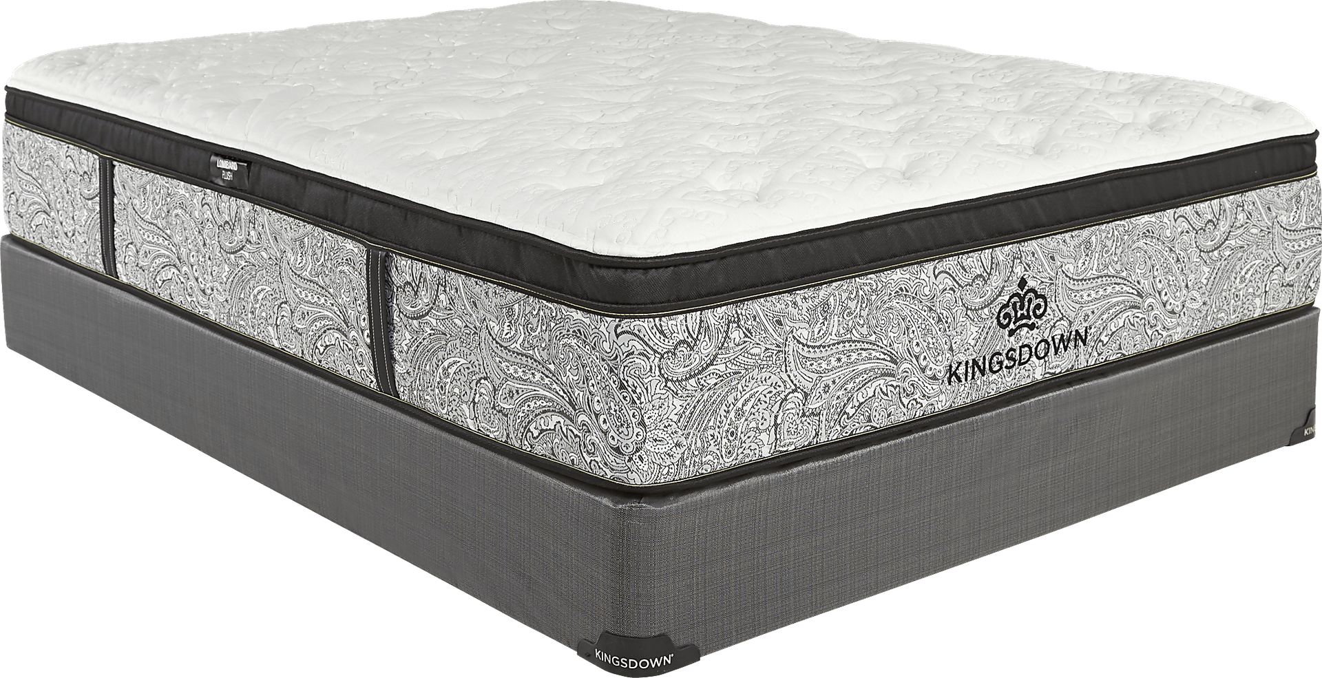 Kingsdown Lombard Plush King Mattress Set - Image 1