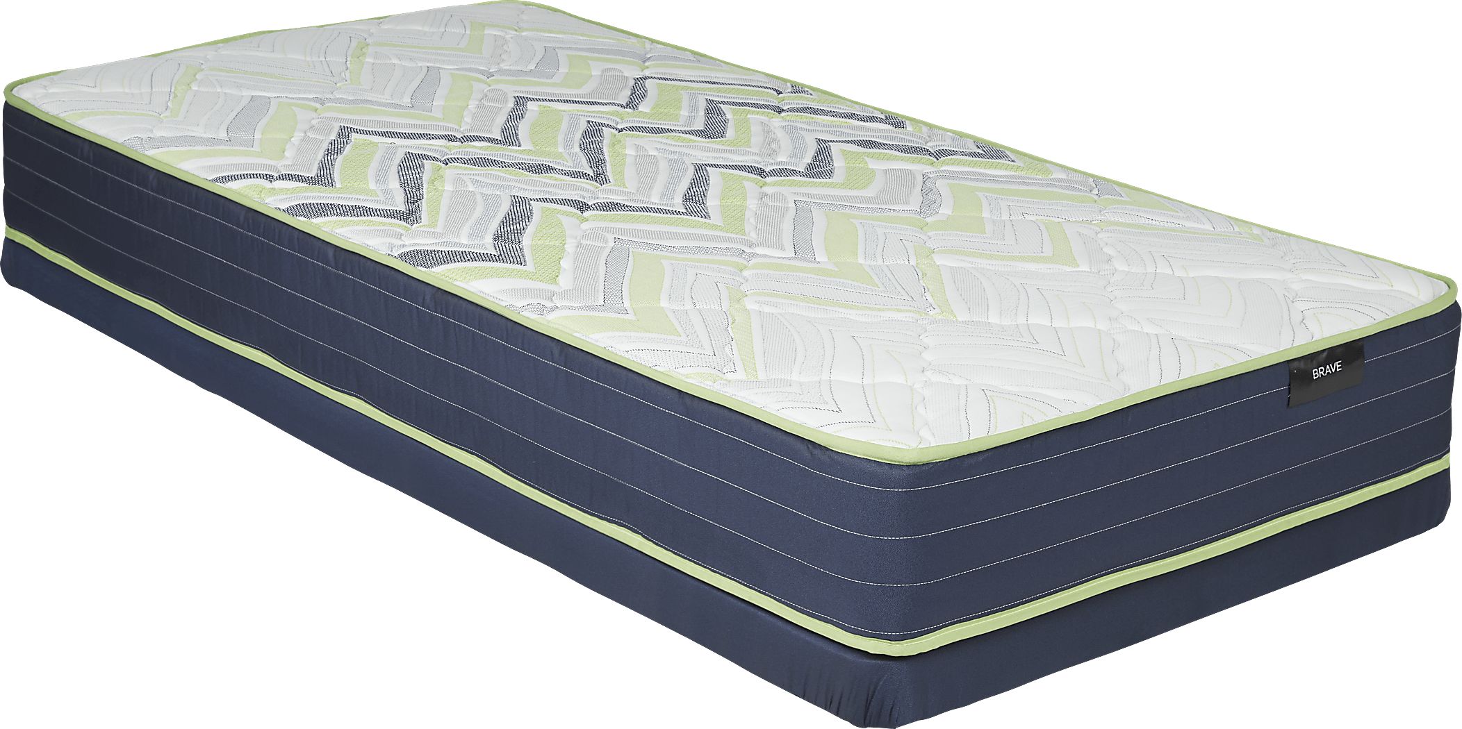 Kingsdown Sleeping Beauty Brave Low Profile Twin Mattress Set Rooms To Go