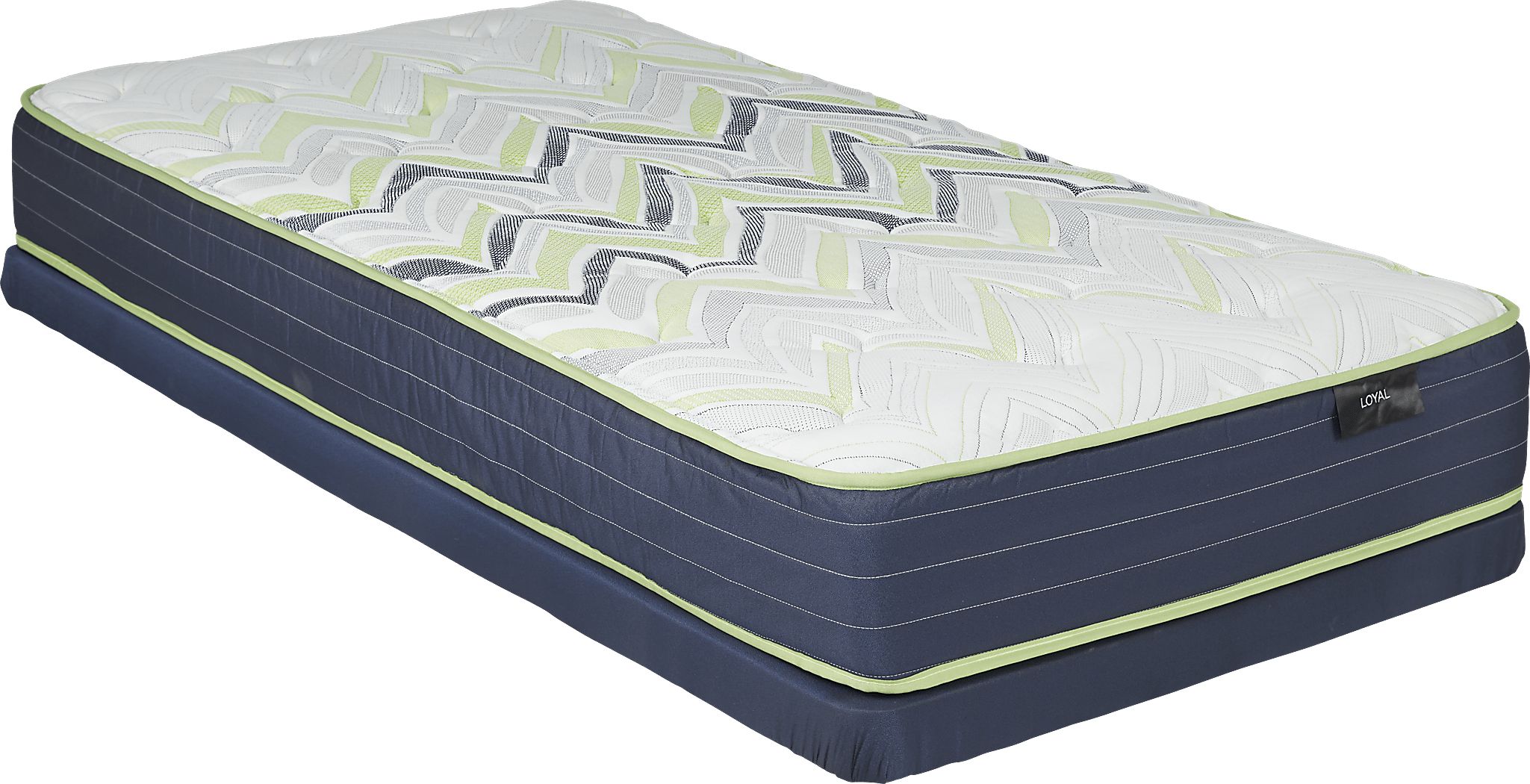 Kingsdown Sleeping Beauty Loyal Low Profile Twin Mattress Set Rooms to Go