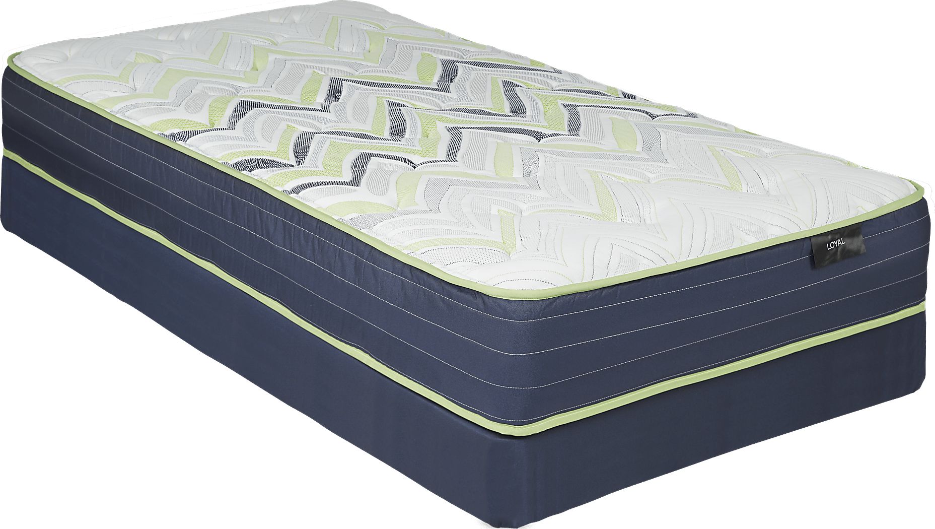 Kingsdown Sleeping Beauty Loyal Twin Mattress Set Rooms to Go