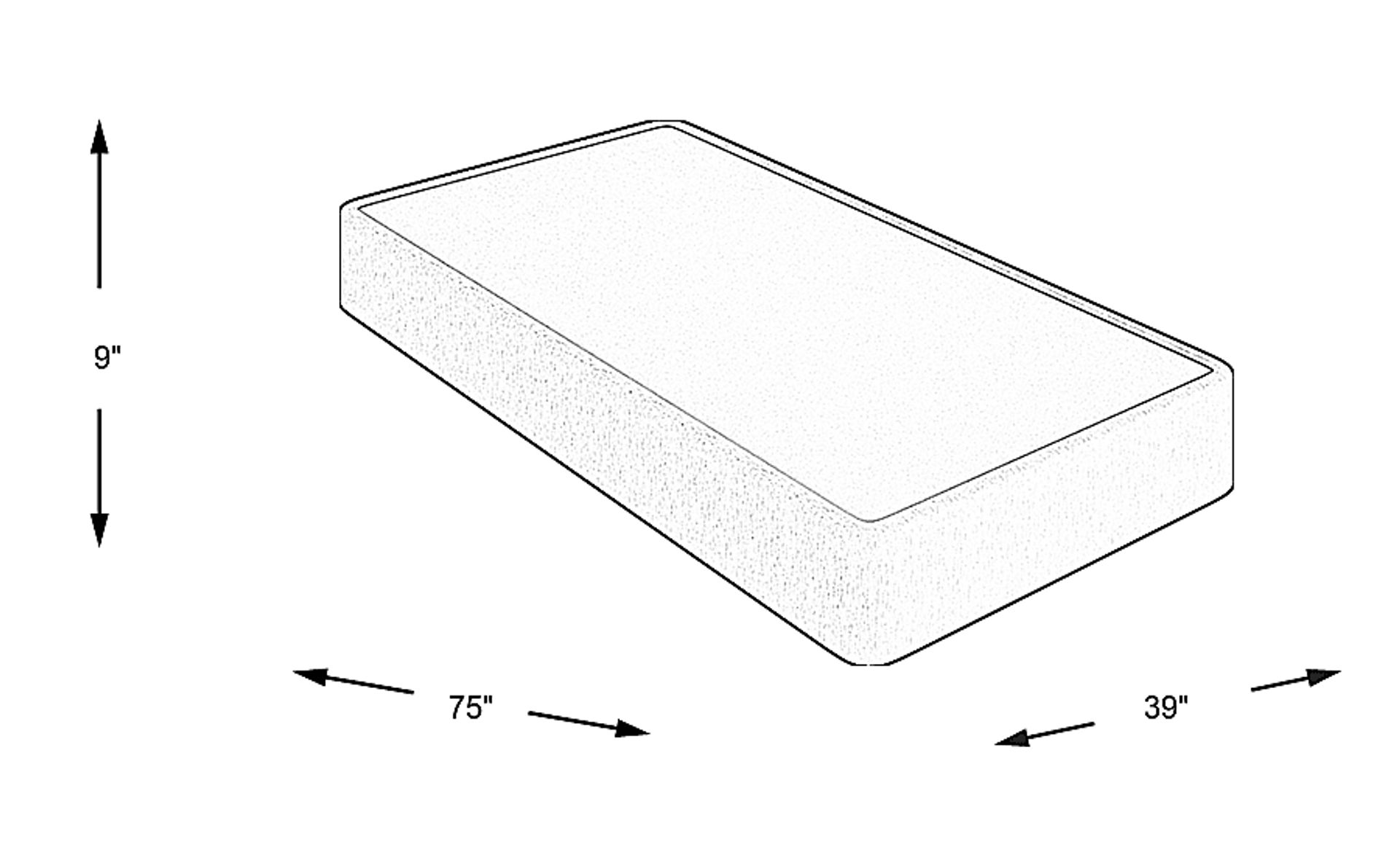 Dimension Image. Please refer to the Dimension Tab on this page for dimension details.