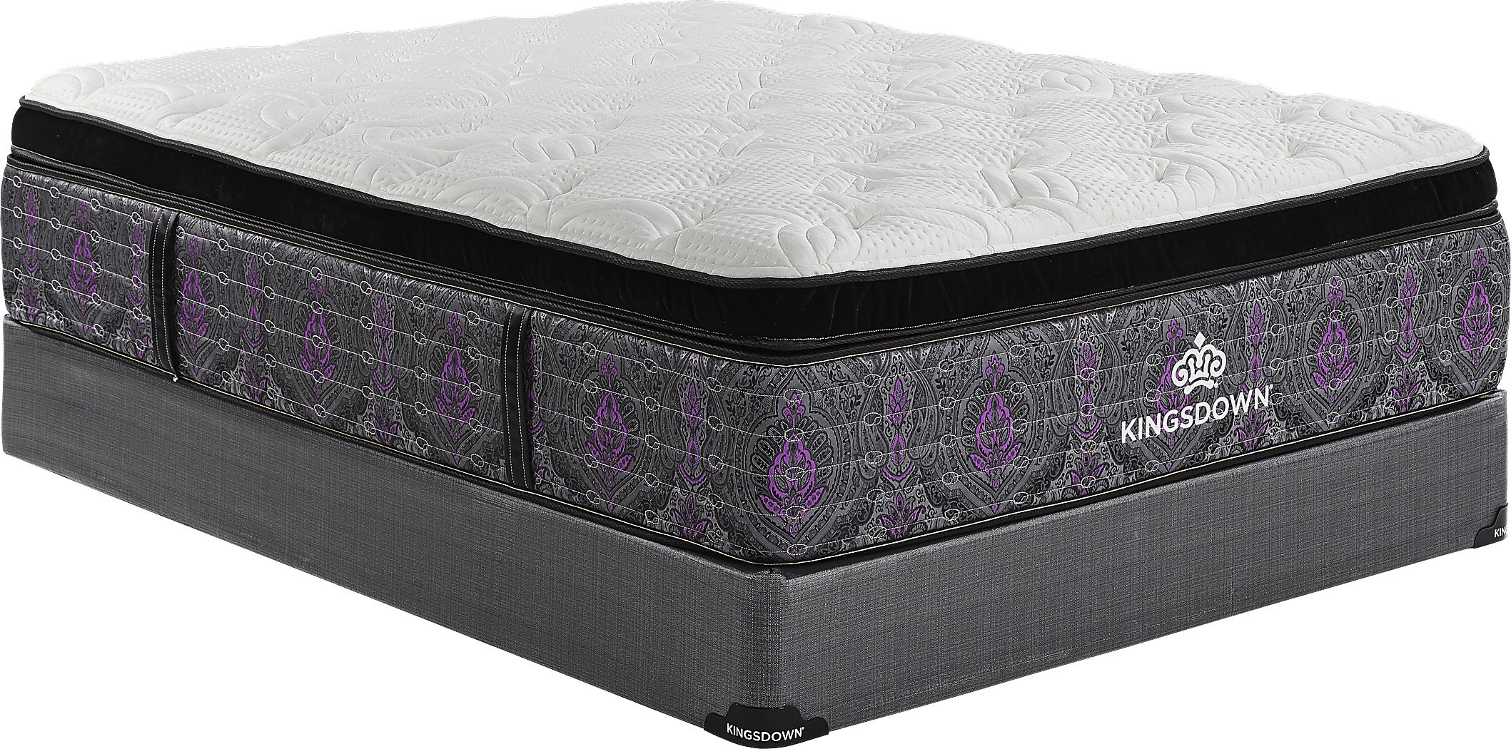 Kingsdown Zrx500 Plush King Mattress Set | Rooms to Go