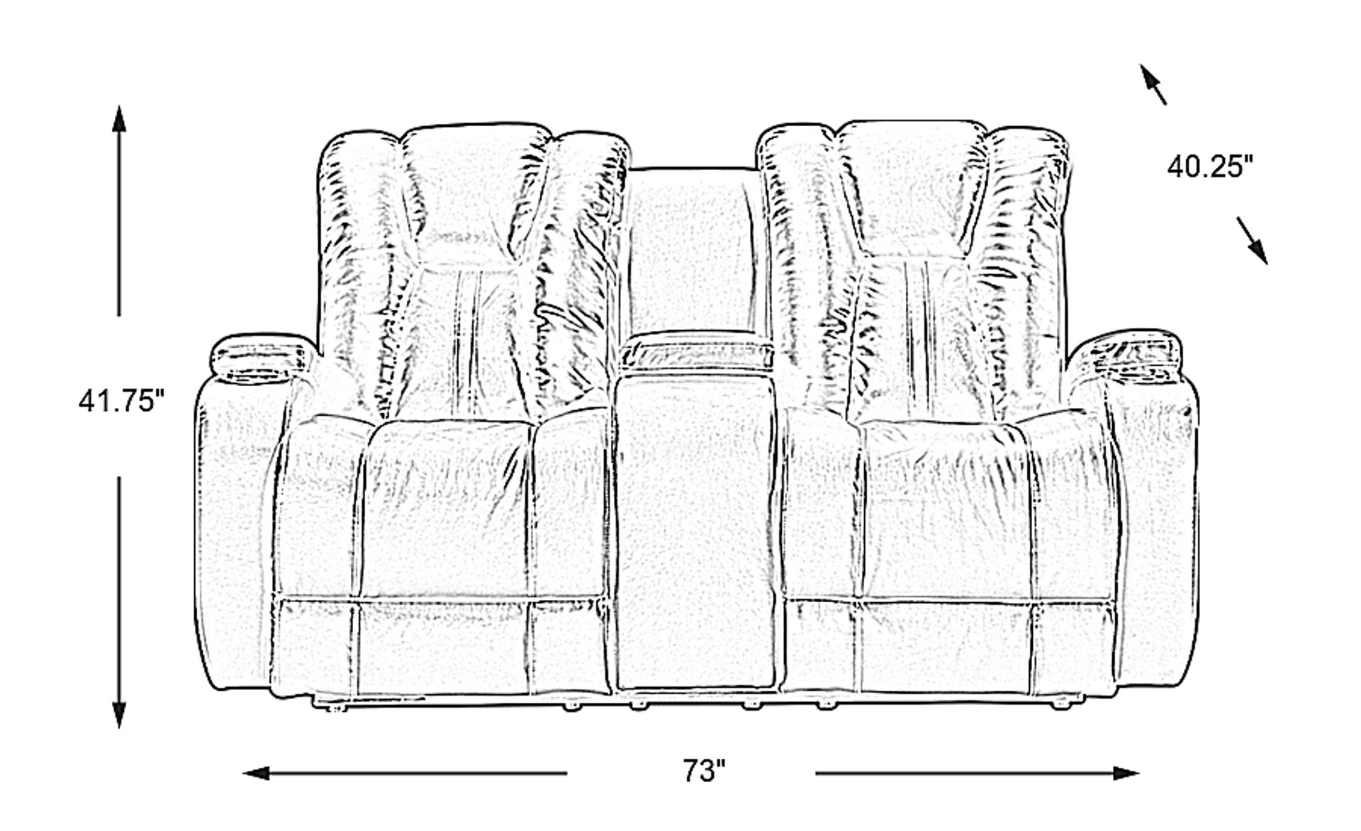 Dimension Image. Please refer to the Dimension Tab on this page for dimension details.