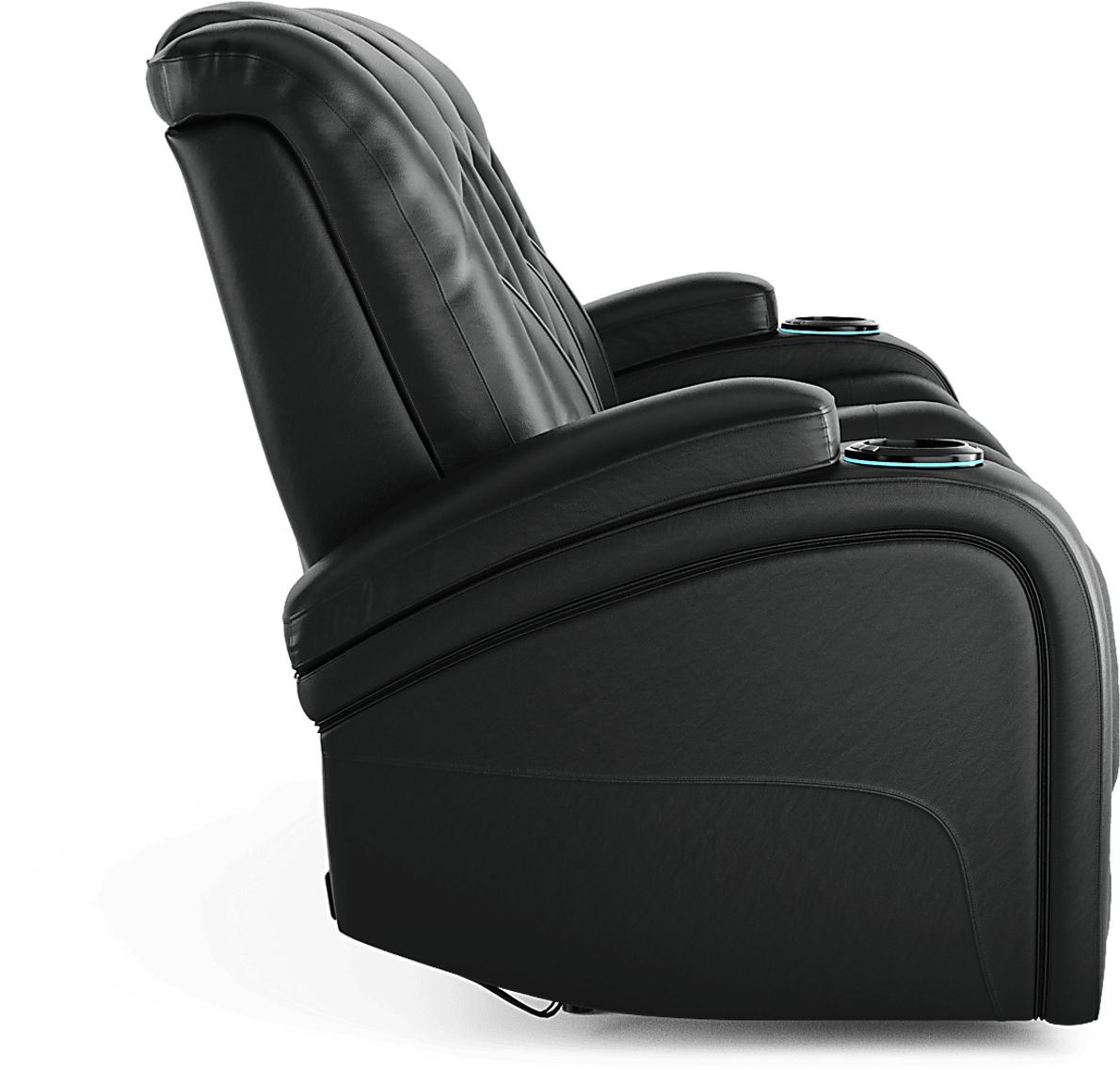 Kingvale Court Black Dual Power Reclining Sofa Rooms To Go