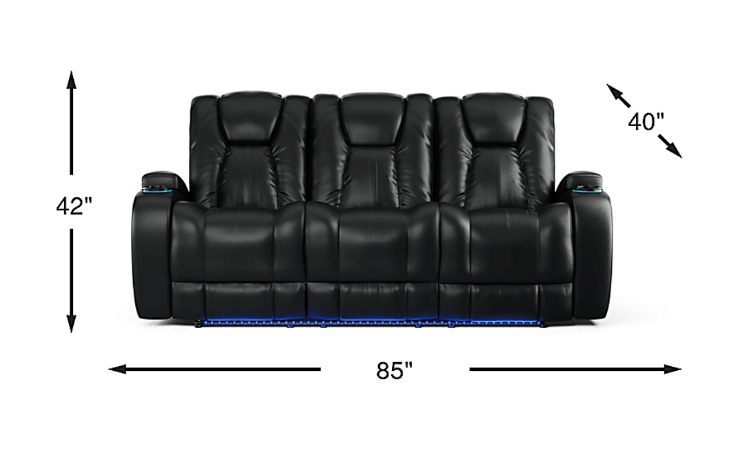 Kingvale Court Dual Power Reclining Sofa