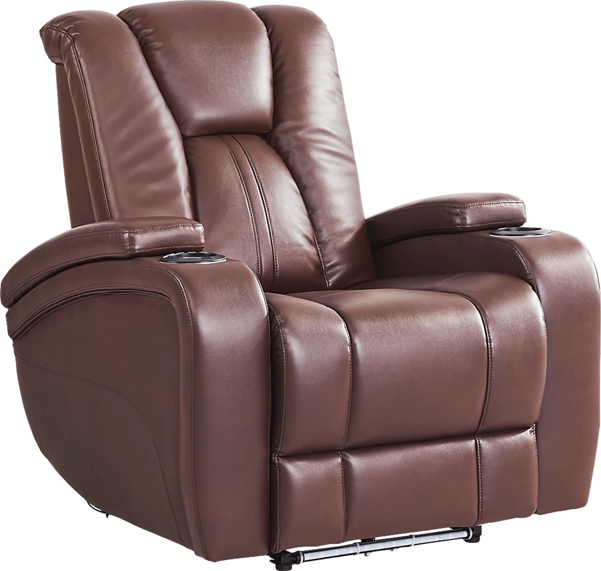 Kingvale Court Mocha Dual Power Recliner - Image 3
