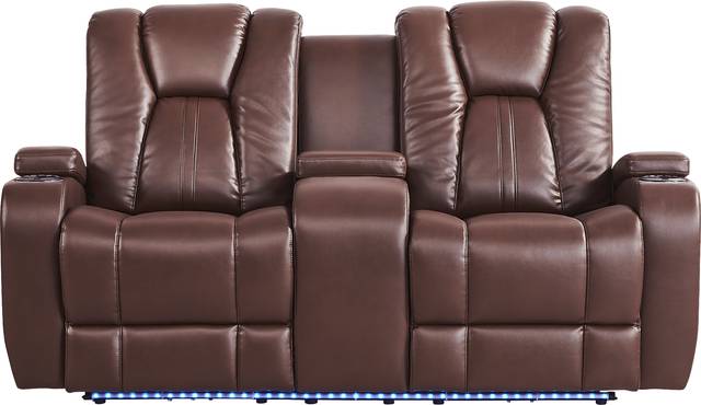 Kingvale Court Mocha 8 Pc Dual Power Reclining Living Room - Thumbnail - Image 15