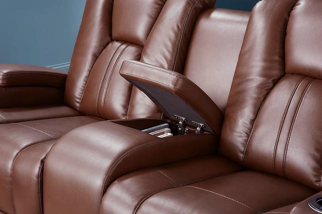 Kingvale Court Mocha 8 Pc Dual Power Reclining Living Room - Thumbnail - Image 17