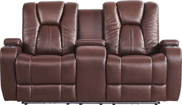 Kingvale Court Mocha 8 Pc Dual Power Reclining Living Room - Thumbnail - Image 12