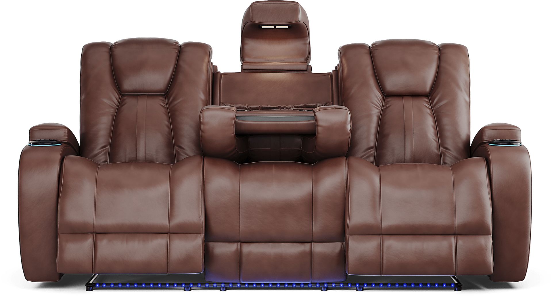 Kingvale Court Mocha 3 Pc Living Room with Dual Power Reclining Sofa - Image 3