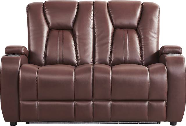 Kingvale Court Mocha 7 Pc Living Room with Dual Power Reclining Sofa - Thumbnail - Image 12